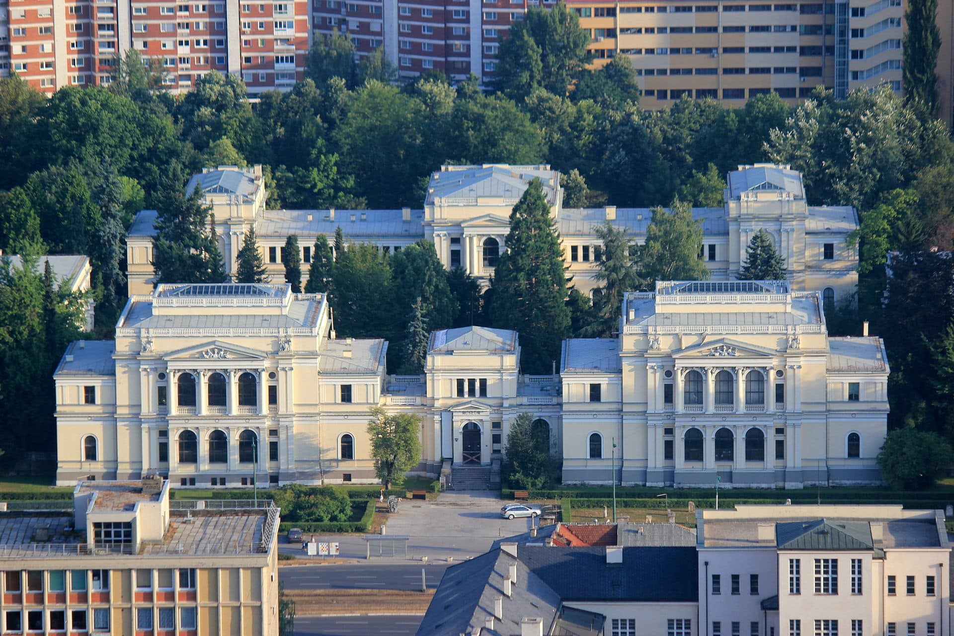 Best Museums In Sarajevo - National_Museum_of_BiH_Aerial