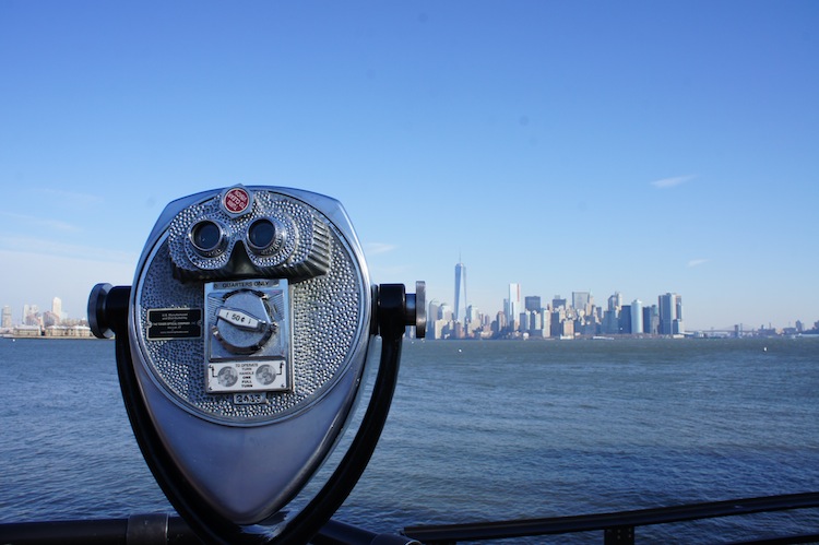 Views to New York from Staten Island